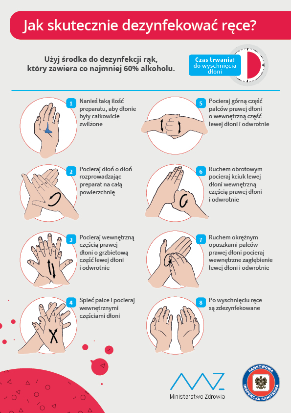 Jak skutecznie dezynfekować ręce